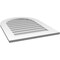 Ekena Millwork Round Top Surface Mount PVC Gable Vent: Non-Functional, w/ 3-1/2"W x 1"P Standard Frame, 24"W x 32"H GVPRT24X3201SN - alternate 4